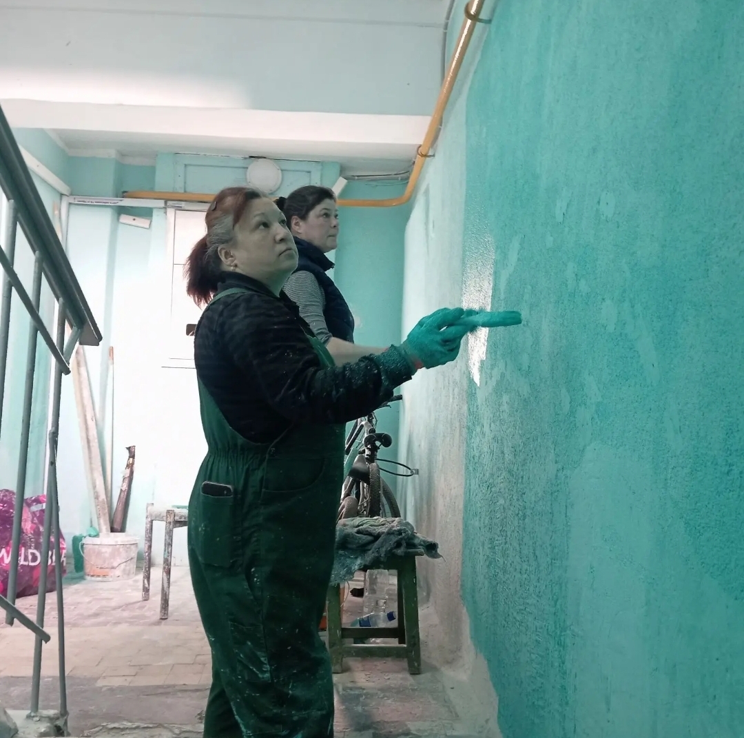 Ҡар ҙа таҙартыла, подъездар ҙа ремонтлана...