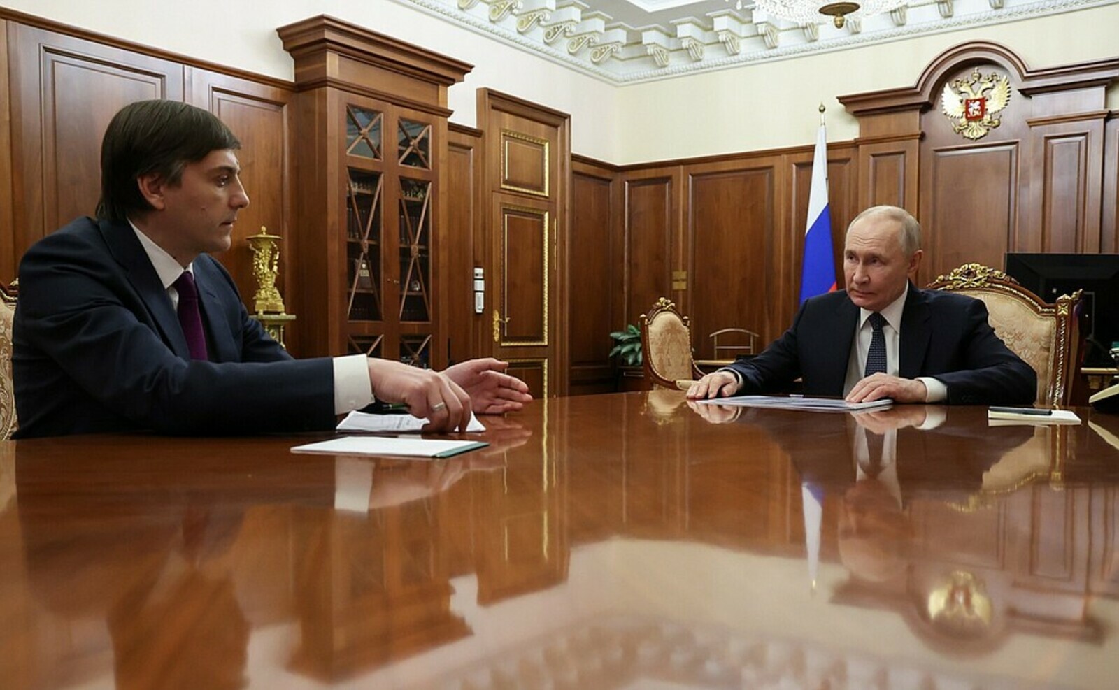 Путин мәғариф министры Сергей Кравцов менән осрашты